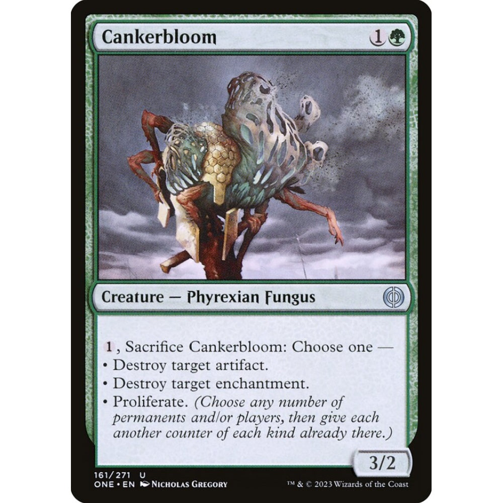 Cankerbloom, uncommon, 161, Magic the Gathering, Phyrexia: All Will Be One