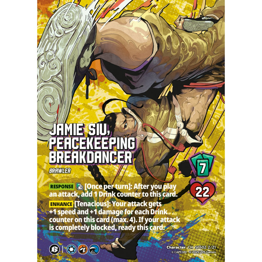 Jamie Siu, Peacekeeping Breakdancer 2/21 SF602 Universus Street Fighter 6: Challanger Series Chun-Li&Jamie Character CH