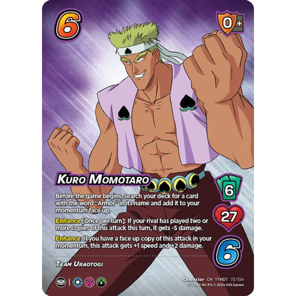 Kuro Momotaro, 73/154, XR-CH, UniVersus, Yu Yu Hakusho: Dark Tournament