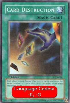 Card Destruction (V.1 - Super Rare) - Starter Deck: Yugi (Super Rare) Card Goblin Card Destruction (V.1 - Super Rare) - Starter Deck: Yugi (Super Rare) Card Goblin