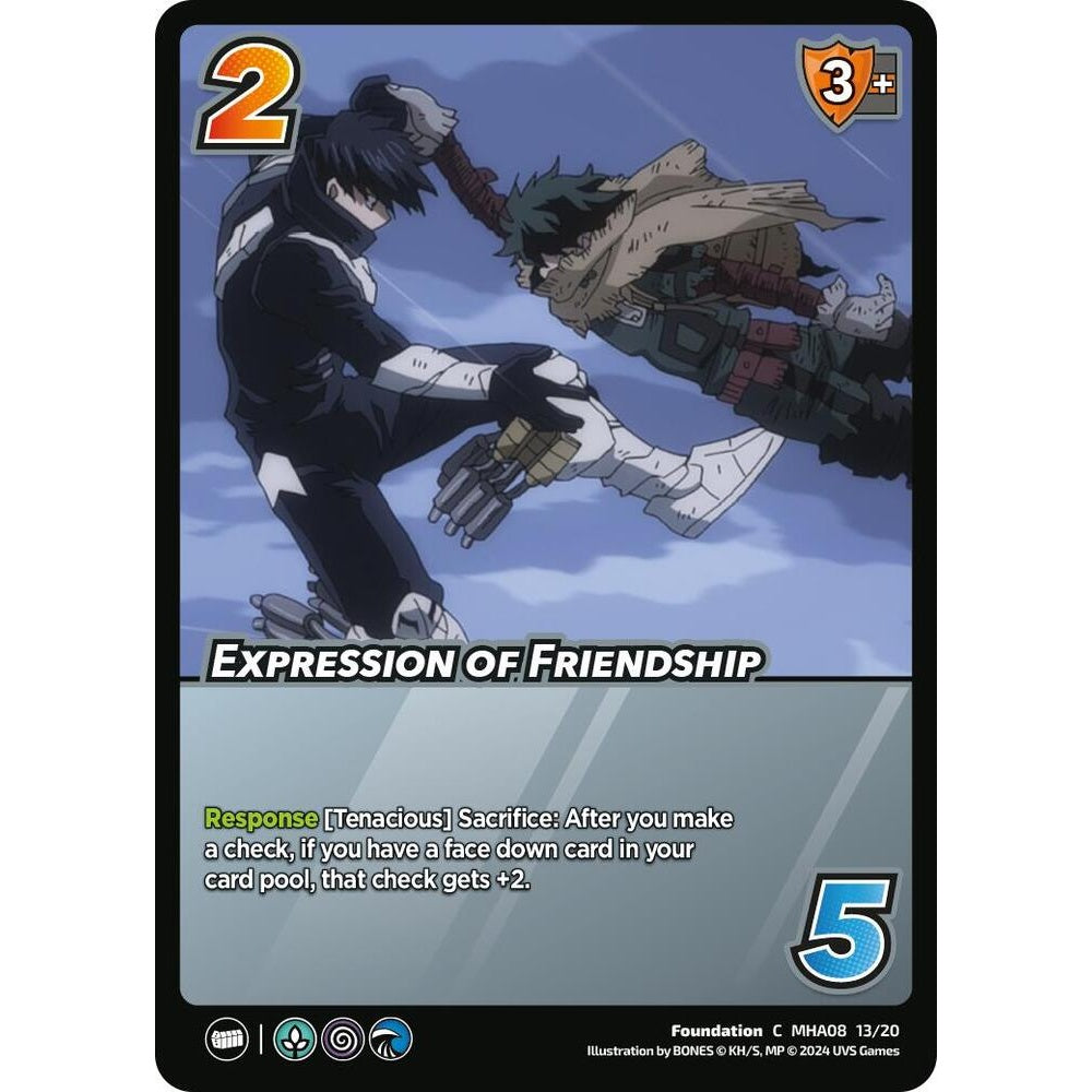 Expression of Friendship, 13/20, MHA08, Universus, Challenger Series: My Hero Academia - Dark Hero Arc, Common