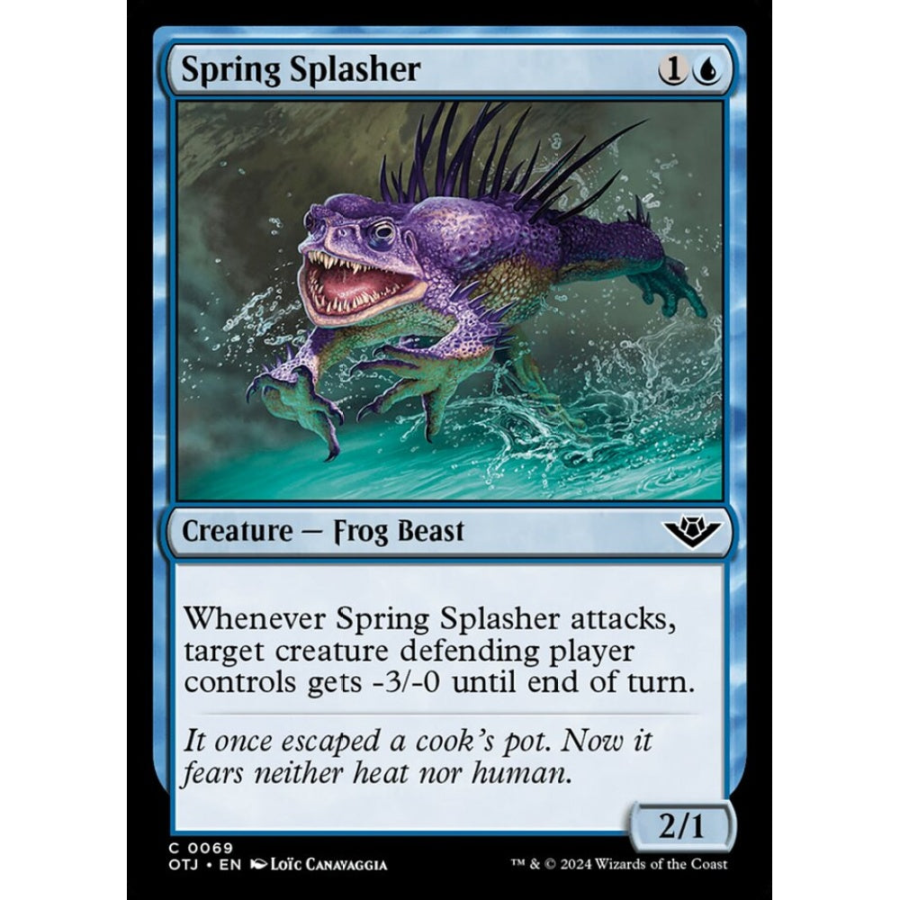 Spring Splasher, 69, common, Magic: The Gathering, Outlaws of Thunder Junction