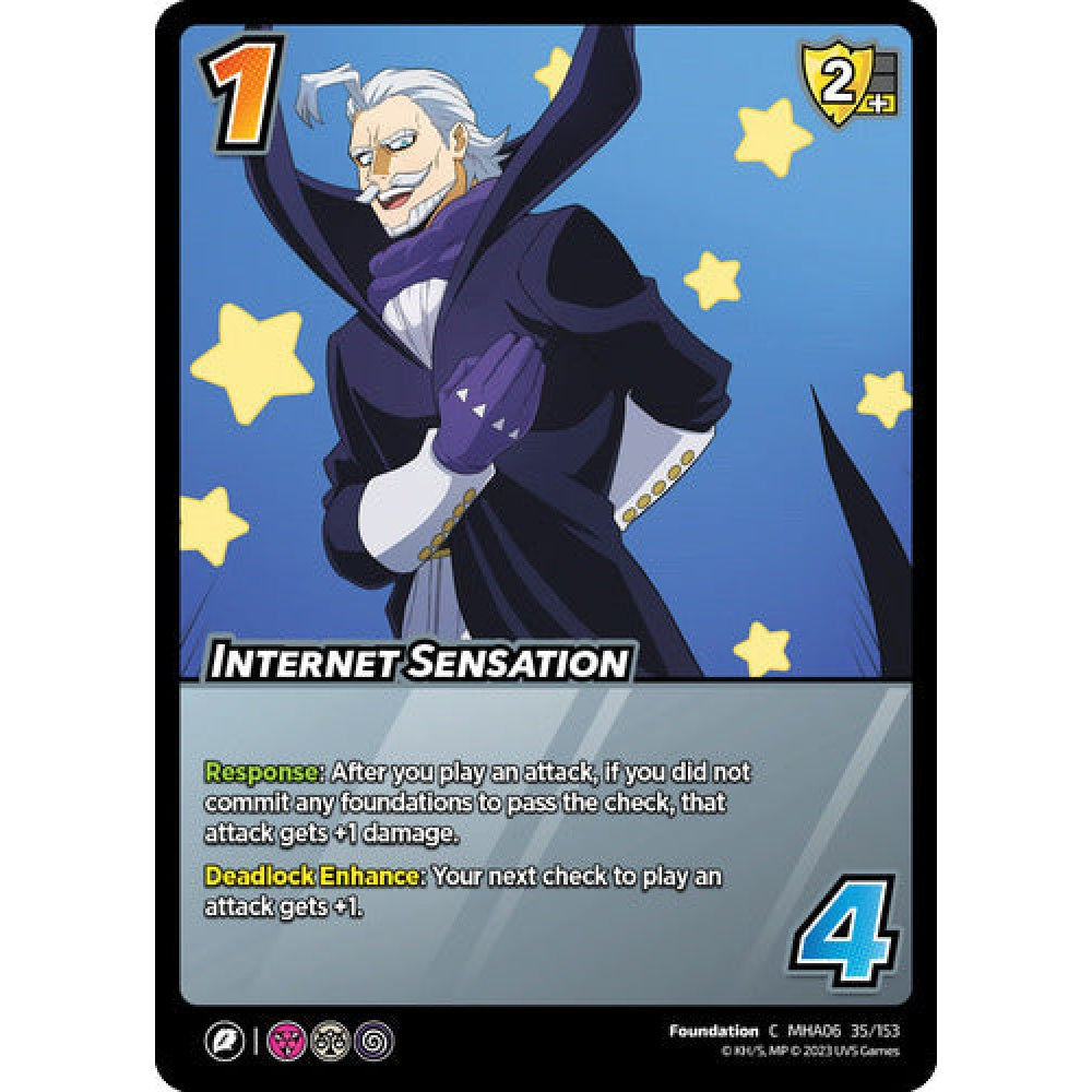 Internet Sensation, 35/153, C, UniVersus, MHA06 Jet Burn