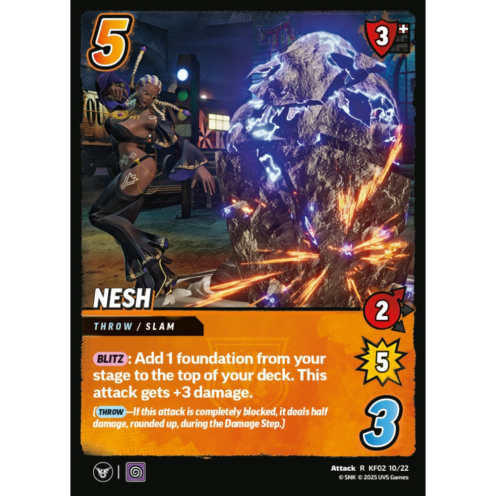 Nesh 10/22 KF02 Universus The King of Fighters XV: Challenger Series: Team Rival Attack R