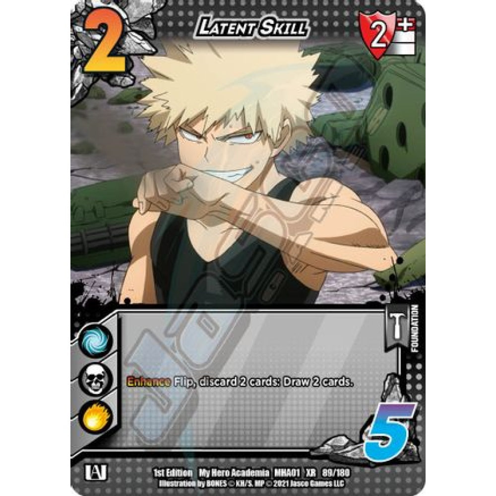 Latent Skill, 89/180, XR, UniVersus, MHA01 My Hero Academia