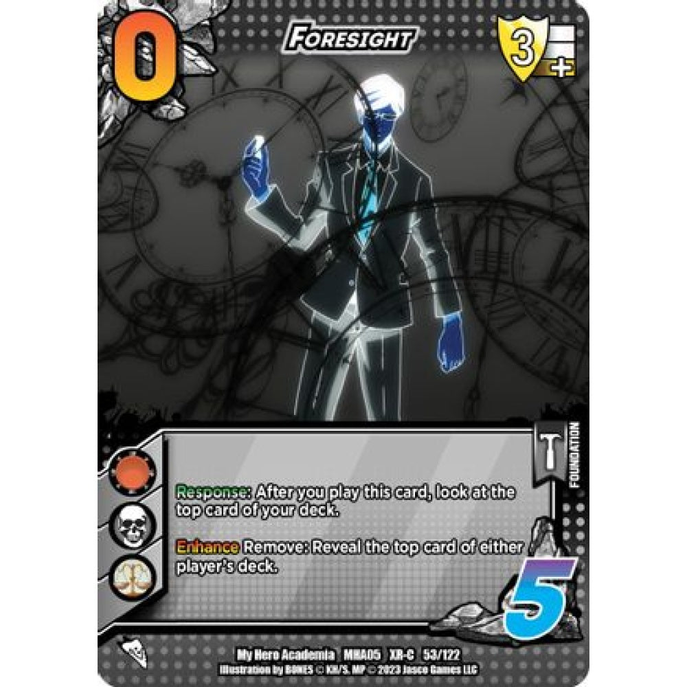 Foresight, 53/122, XR-C, UniVersus, MHA05 Undaunted Raid