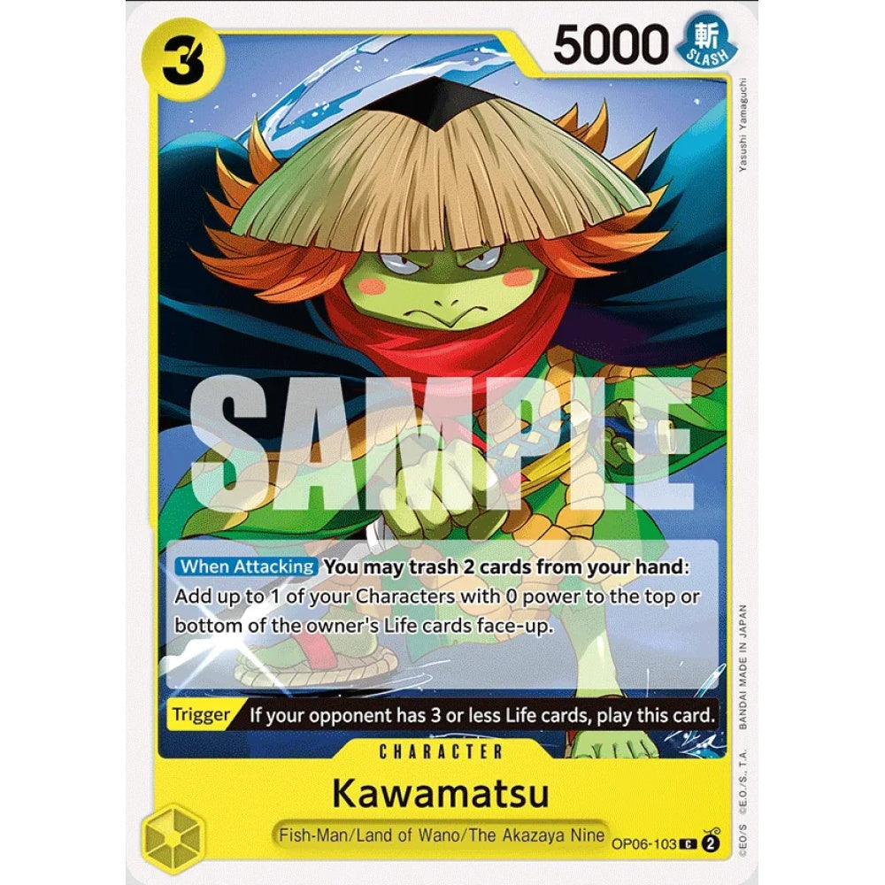 Kawamatsu, OP06-103, Common, One Piece, Wings of the Captain