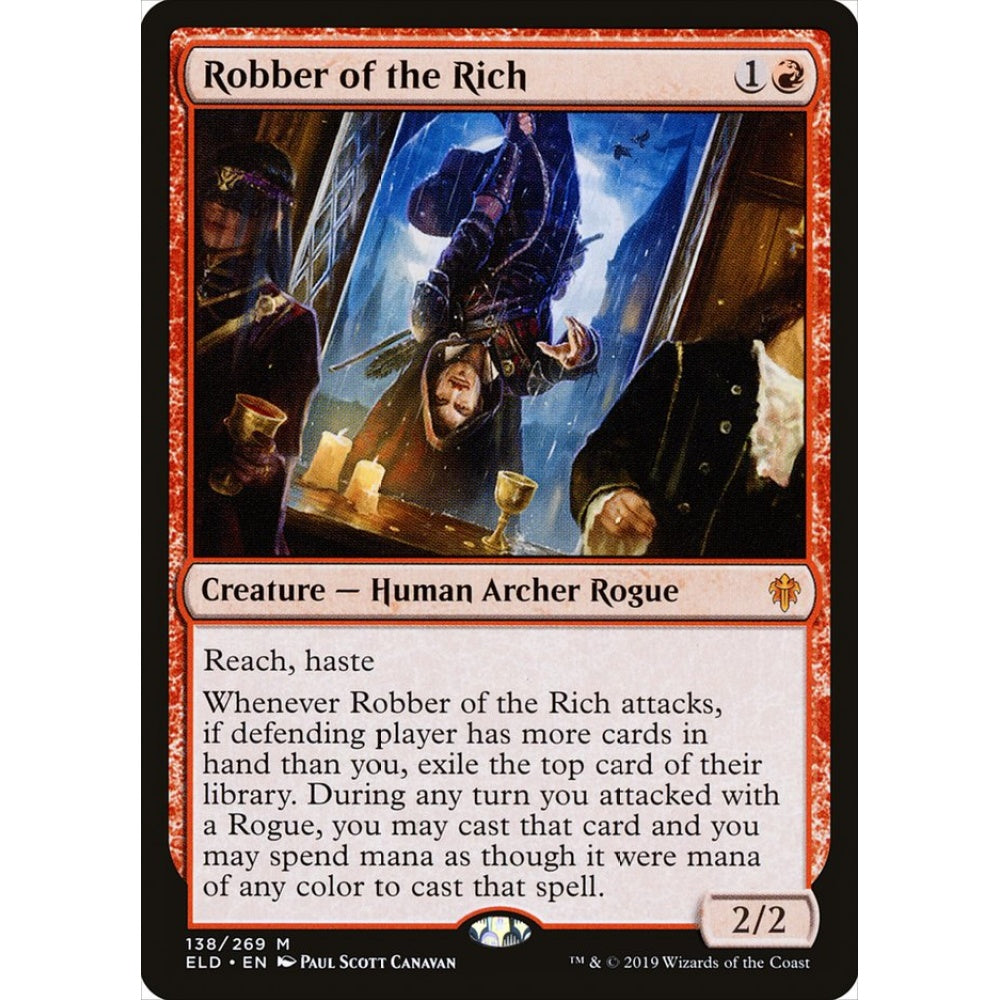 Robber of the Rich mythic 138 Magic the Gathering Throne of Eldraine