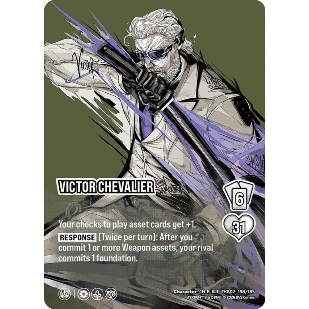 Victor Chevalier 198/185 TK802 Universus Tekken 8 Character CH-ALT