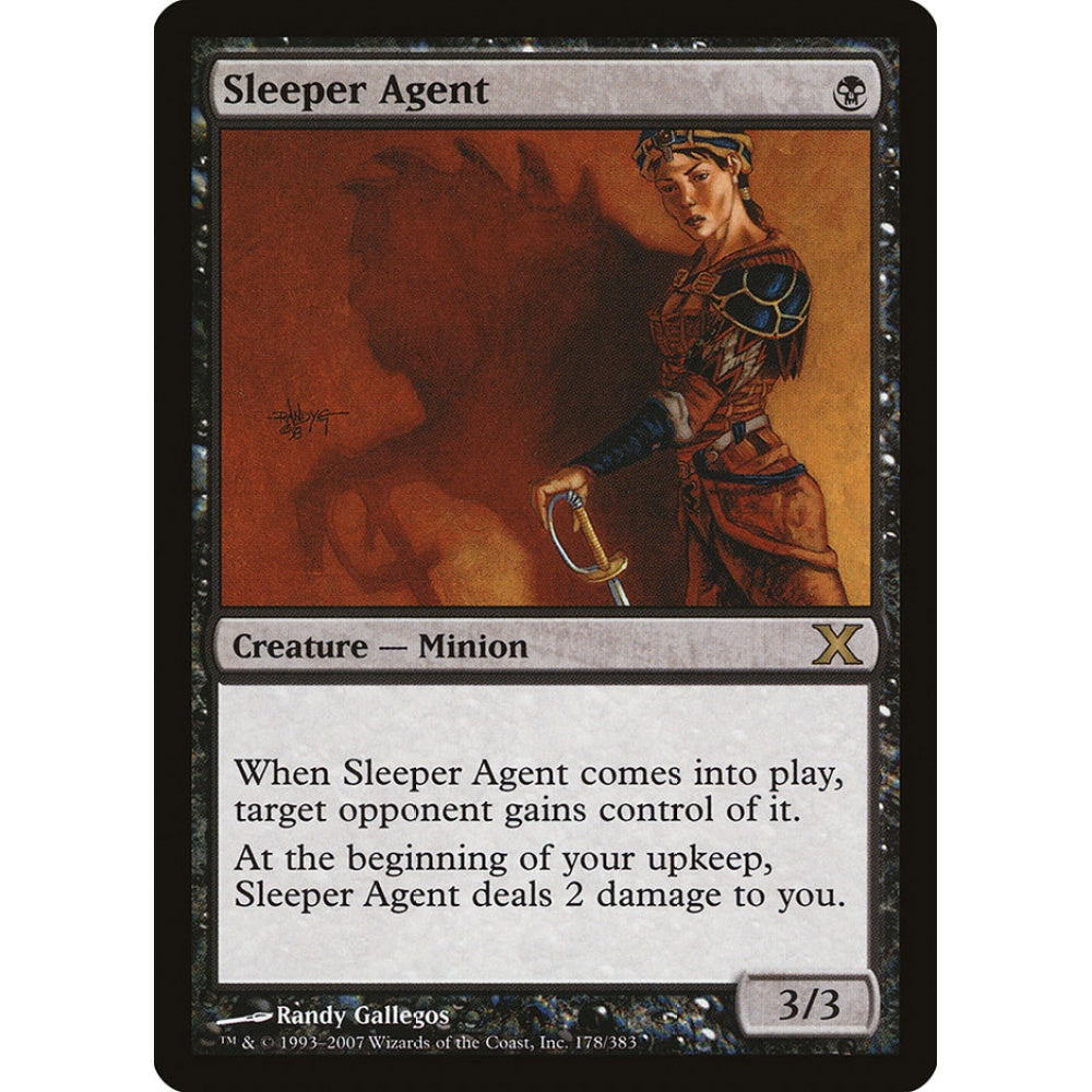Sleeper Agent rare 178 Magic the Gathering Tenth Edition