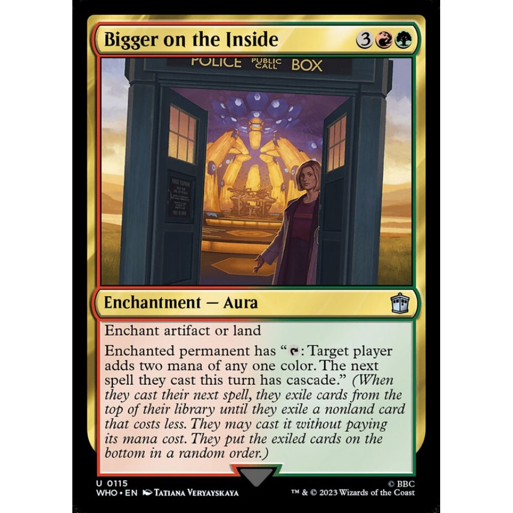 Bigger on the Inside uncommon 115 Magic the Gathering Doctor Who