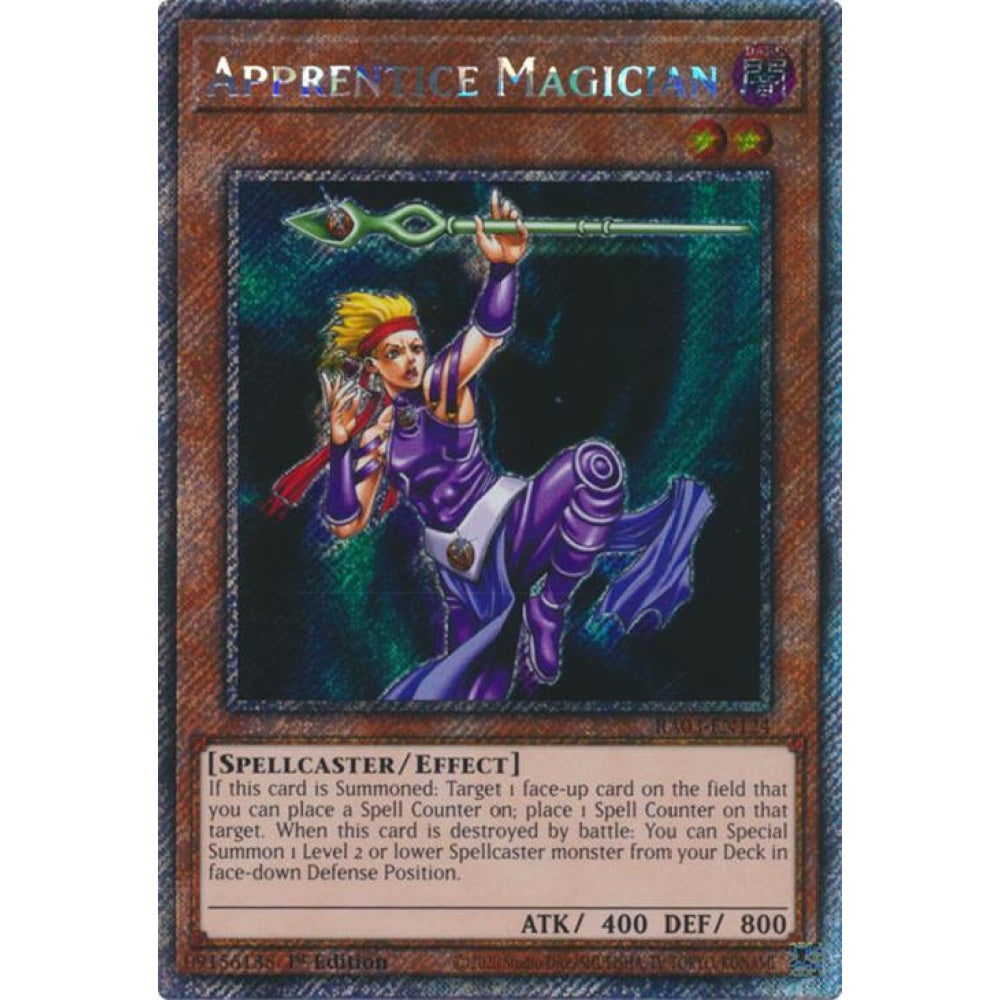 Apprentice Magician (Platinum Secret Rare) RA03-EN124 Platinum Rare Yu-Gi-Oh Quarter Century Bonanza