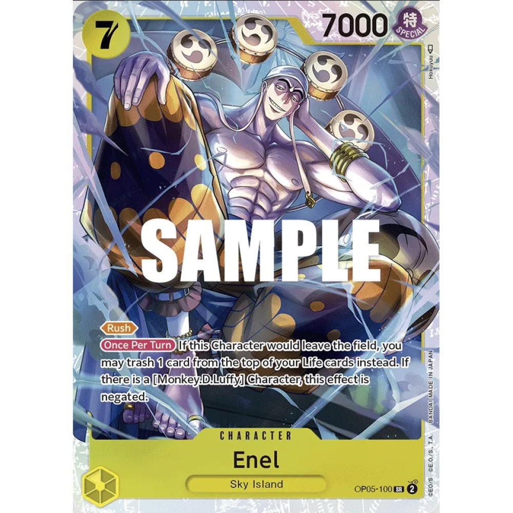 Enel, OP05-100, Super Rare, One Piece, Awakening of the New Era