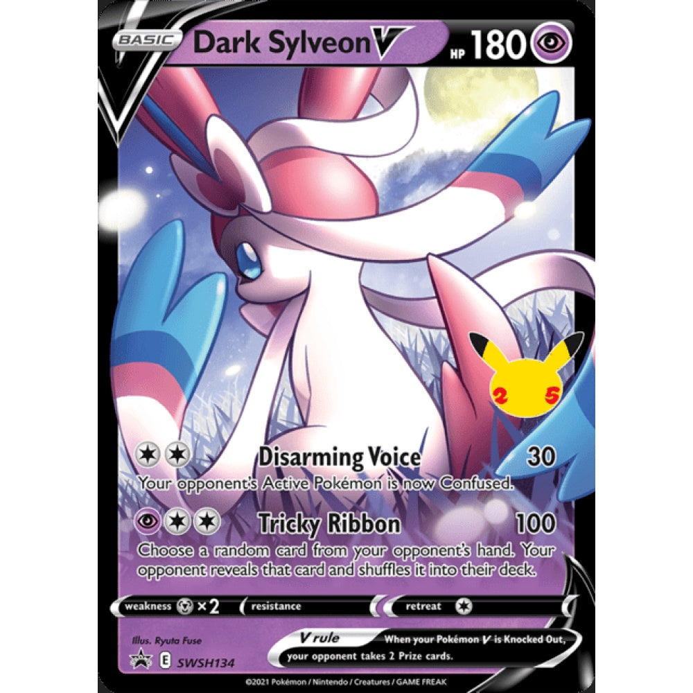 Dark Sylveon V Black Star Promo SWSH134 Pokemon Card Game Sword & Shield Promos