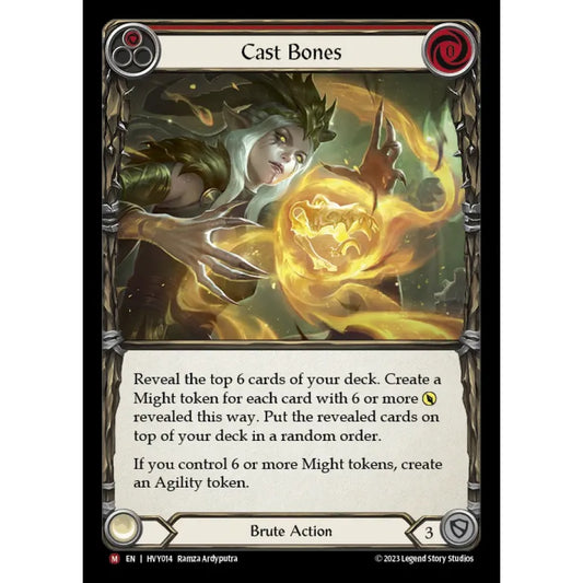 Cast Bones HVY014 Majestic Flesh & Blood Trading Card Game Heavy Hitters in Regular Art