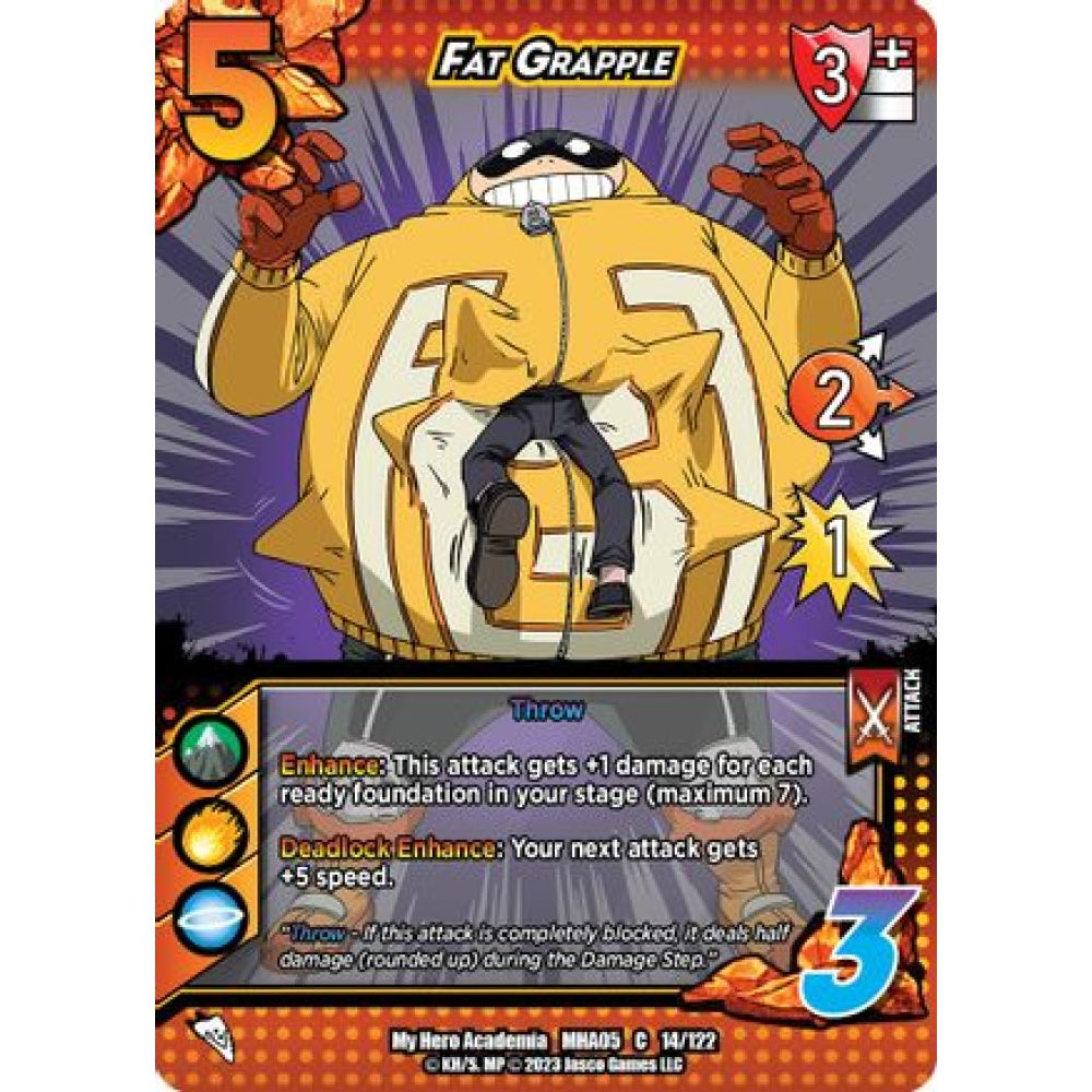 Fat Grapple, 14/122, C, UniVersus, MHA05 Undaunted Raid