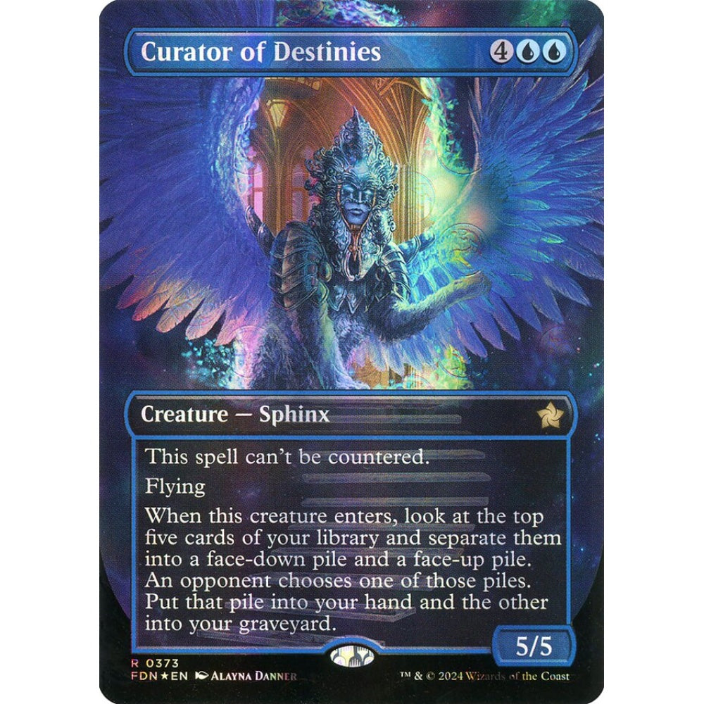 Curator of Destinies, 373, rare, Magic: The Gathering, Foundations