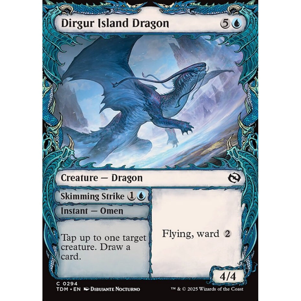 Dirgur Island Dragon // Skimming Strike common 294 Magic the Gathering Tarkir: Dragonstorm