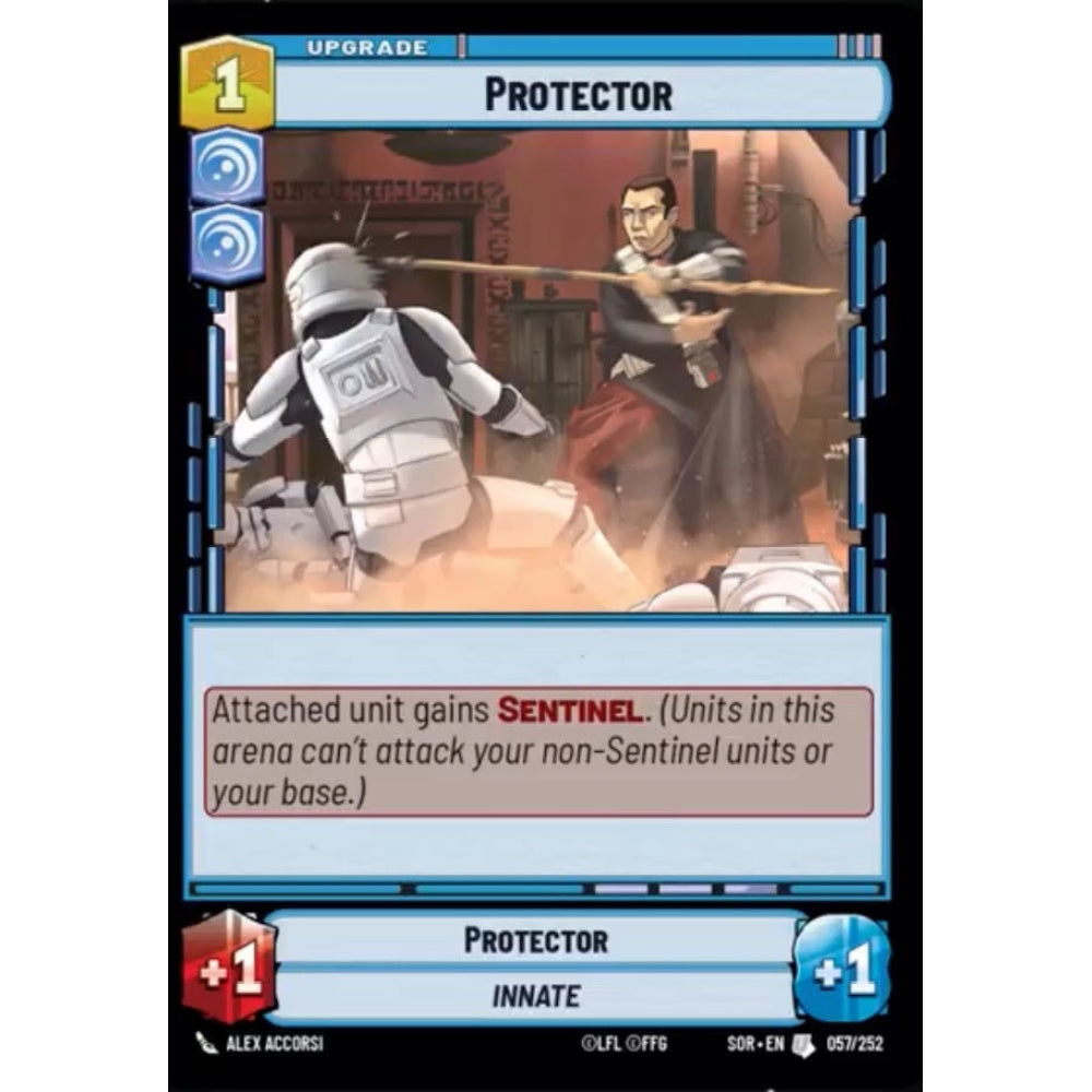 Protector, 57, U, Star Wars Unlimited, Sparks Of Rebellion