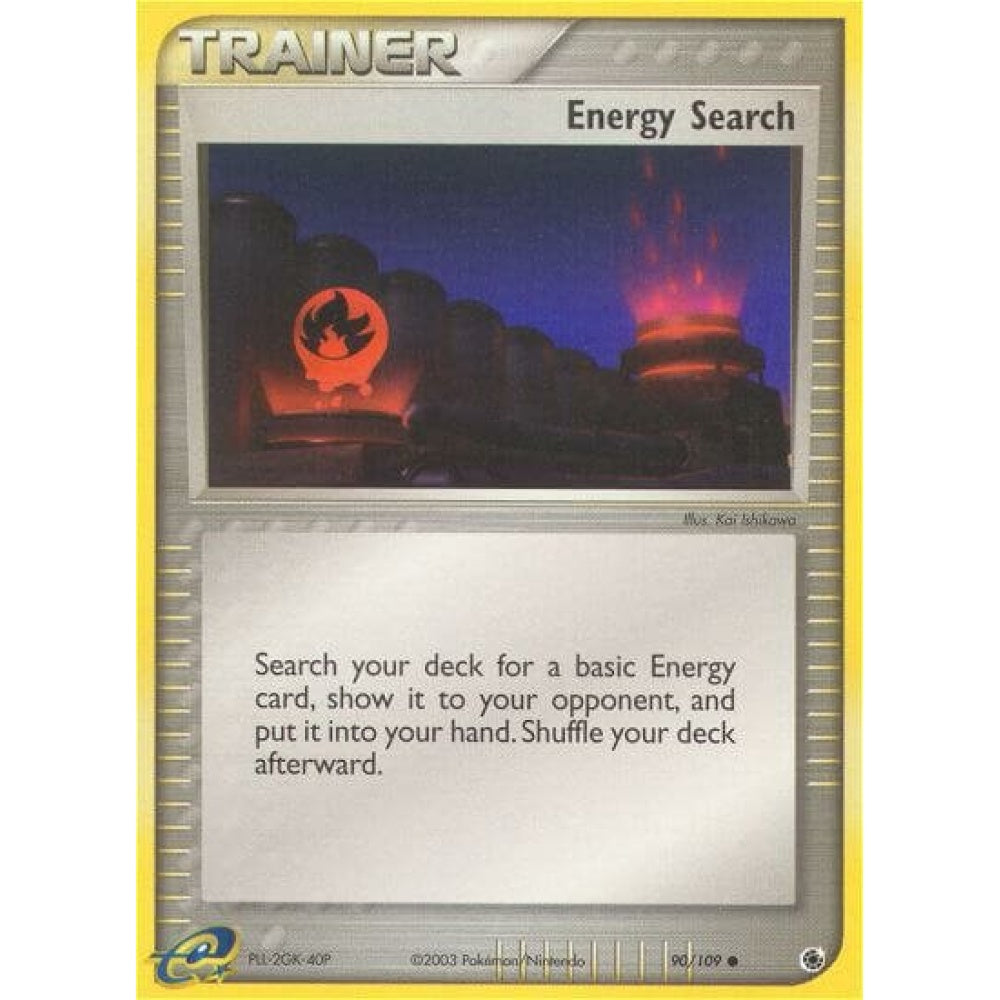 Energy Search Common 90/109 Pokemon Card Game EX Ruby & Sapphire