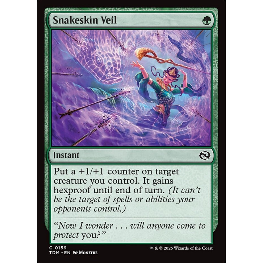 Snakeskin Veil common 159 Magic the Gathering Tarkir: Dragonstorm