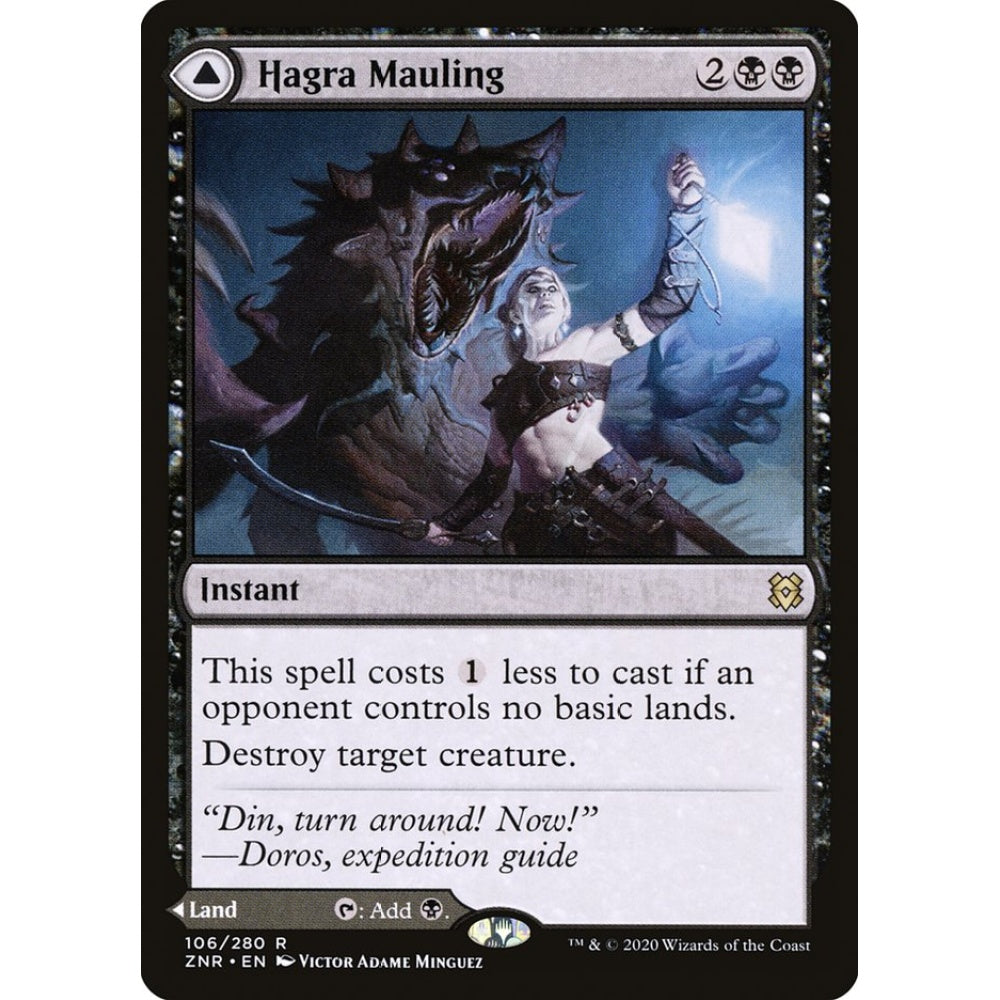 Hagra Mauling // Hagra Broodpit rare 106 Magic the Gathering Zendikar Rising
