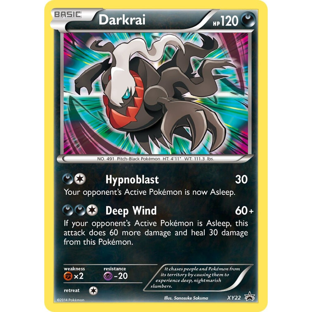 Darkrai Promo XY22 Pokemon Card Game XY Promos