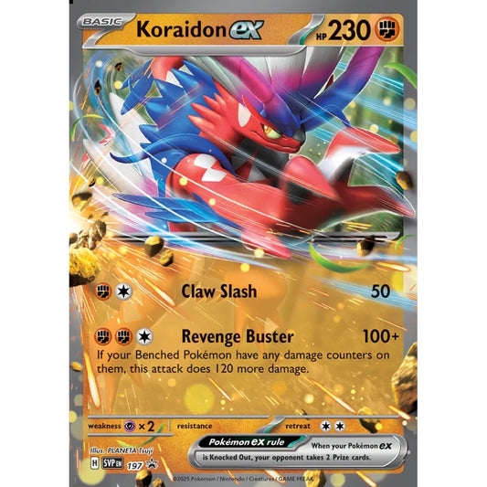 Koraidon ex Promo 197 Pokemon Card Game Scarlet & Violet Promos