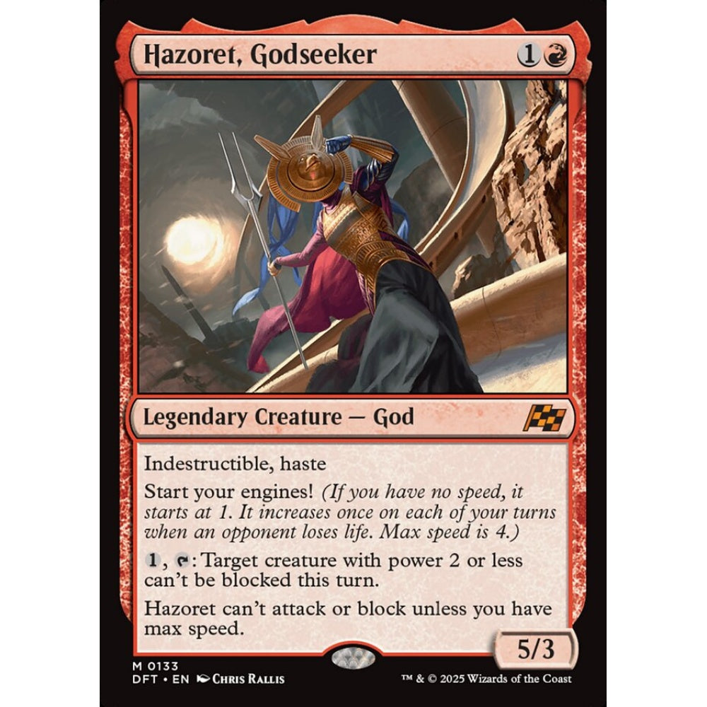 Hazoret, Godseeker, 133, mythic, Magic: The Gathering, Aetherdrift