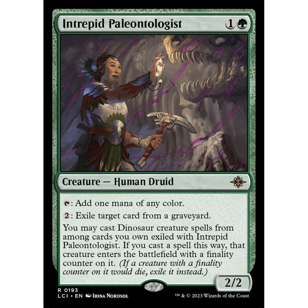 Intrepid Paleontologist rare 193 Magic the Gathering The Lost Caverns of Ixalan