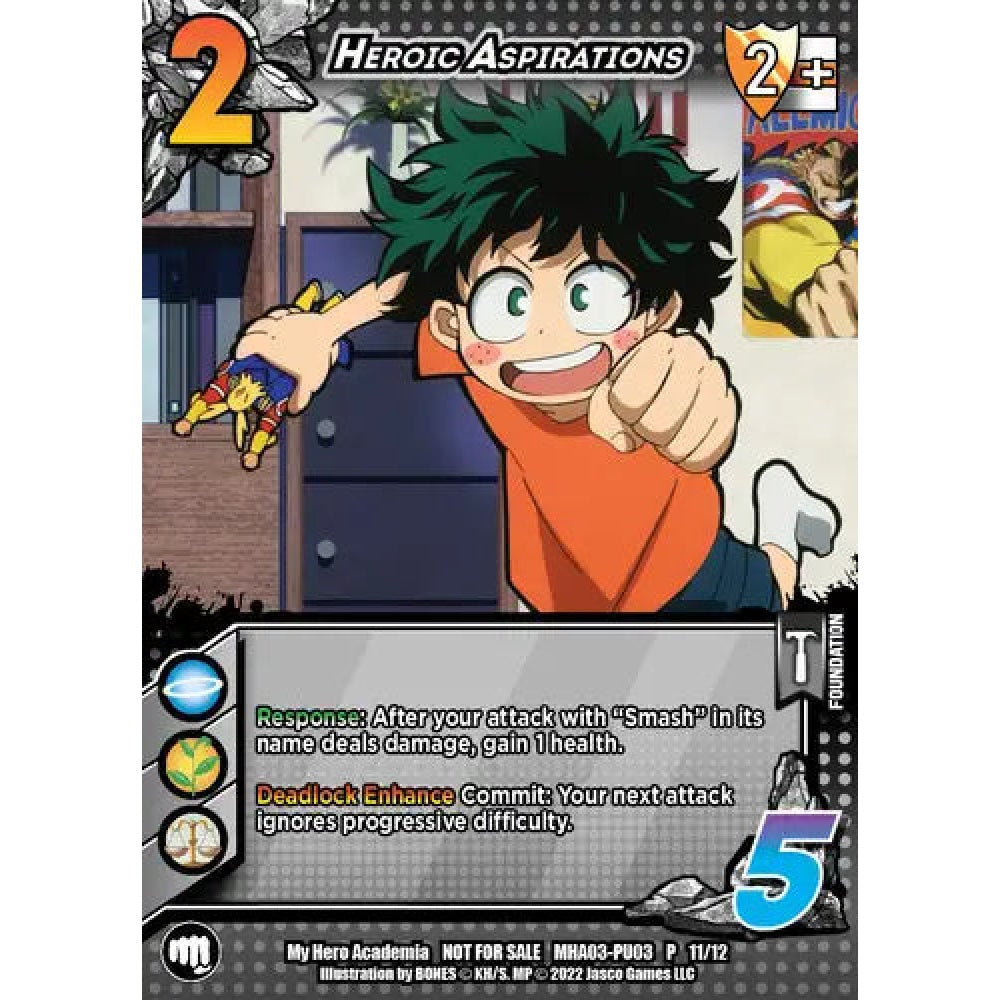 Heroic Aspirations, 11/12, P, UniVersus, Promos