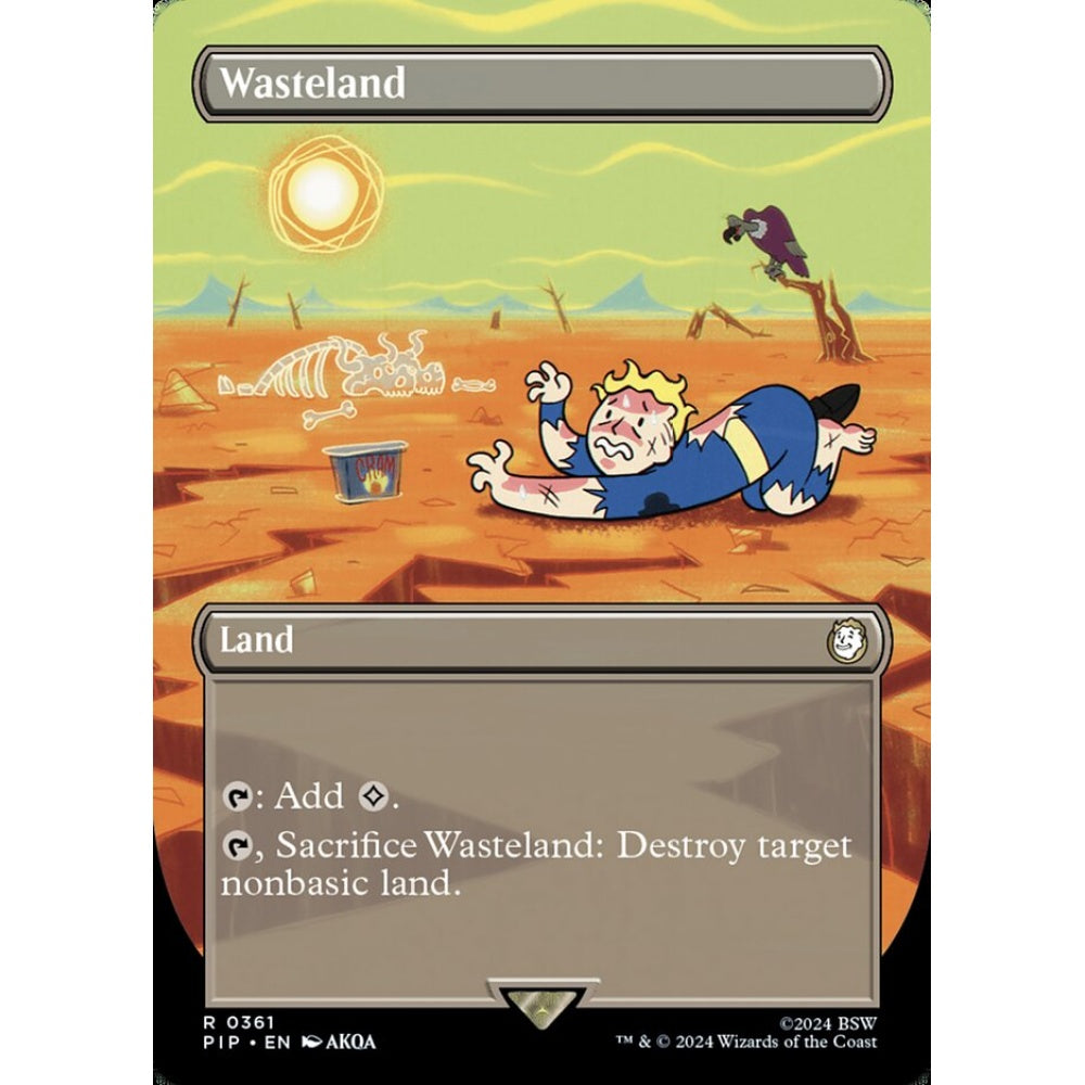 Wasteland rare 361 Magic the Gathering Fallout