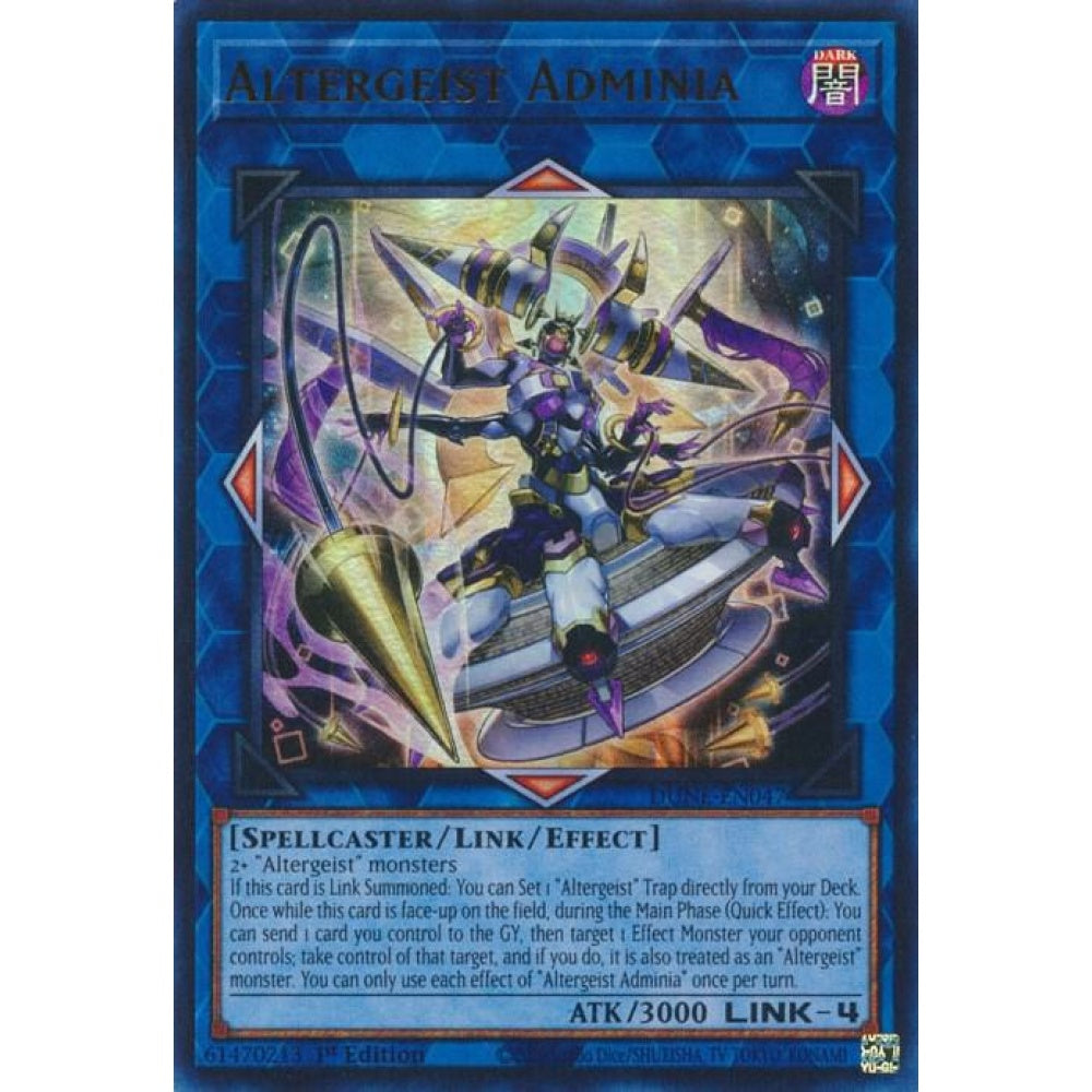 Altergeist Adminia DUNE-EN047 Ultra Yu-Gi-Oh Duelist Nexus