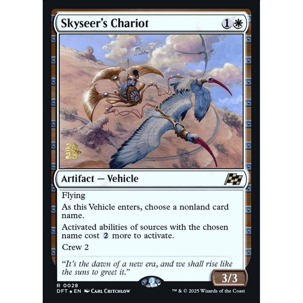 Skyseer's Chariot rare 28s Magic the Gathering Aetherdrift Promos