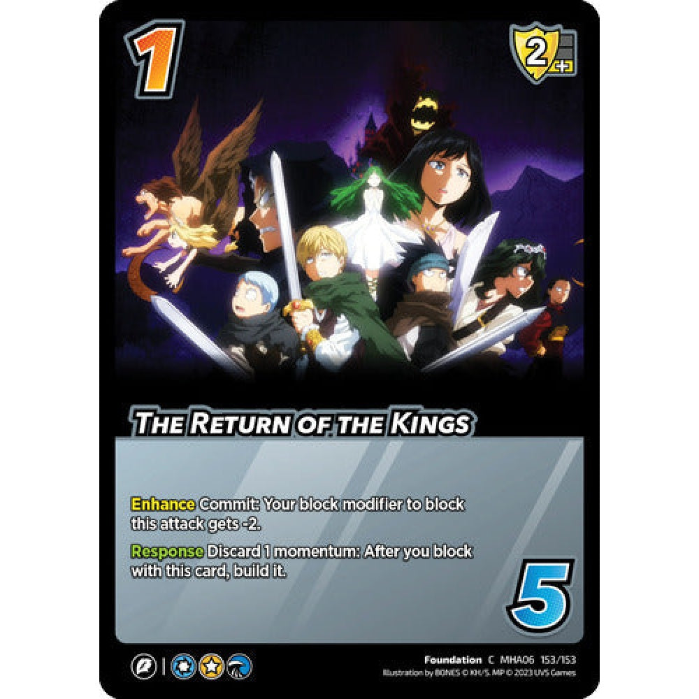 The Return of the Kings, 153/153, C, UniVersus, MHA06 Jet Burn