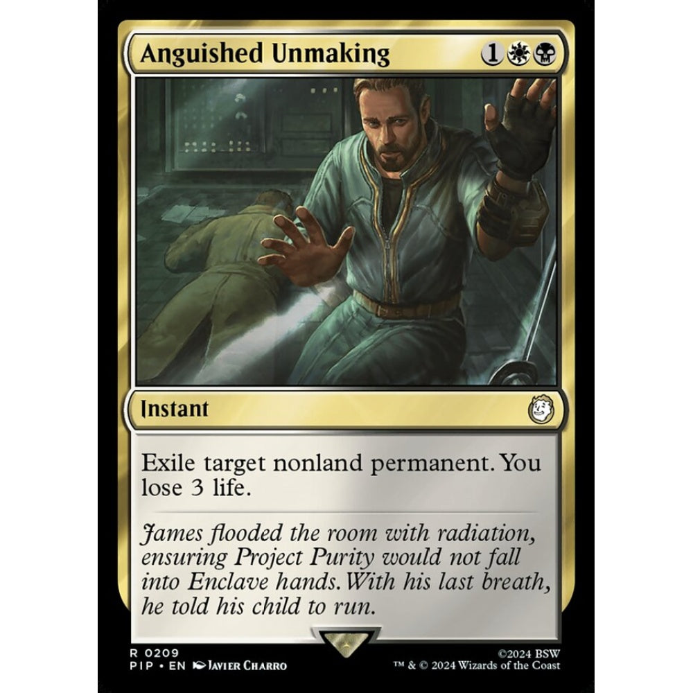 Anguished Unmaking rare 209 Magic the Gathering Fallout