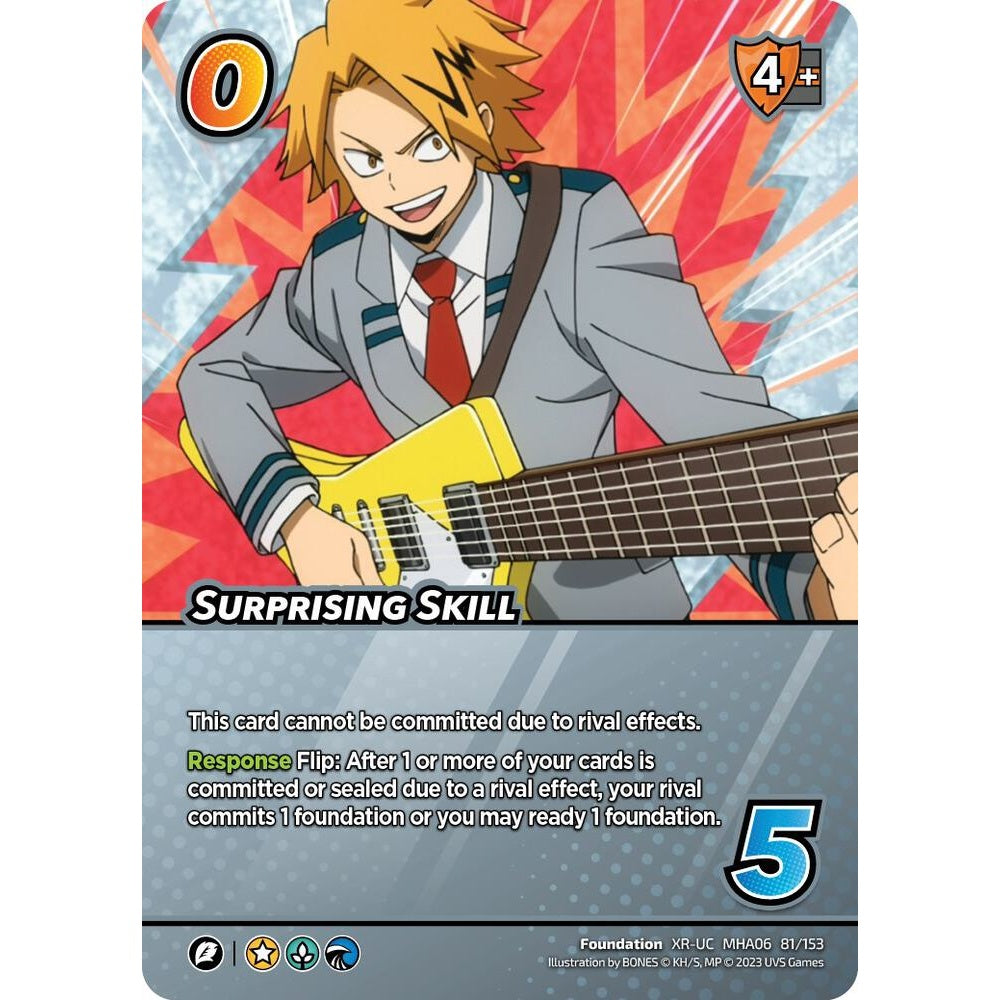 Surprising Skill, 81/153, MHA06, Universus, MHA06 Jet Burn, nan