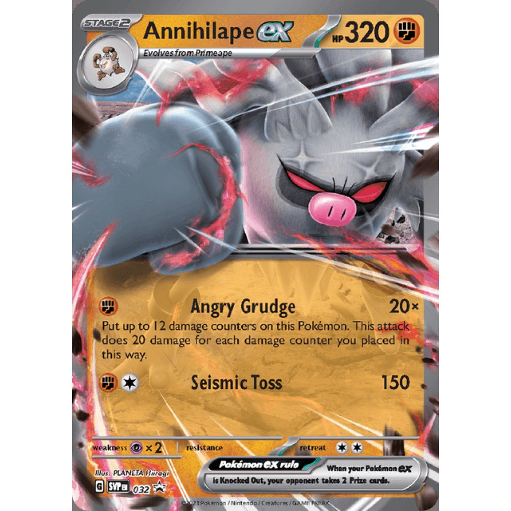 Annihilape ex Black Star Promo 32 Pokemon Card Game Scarlet & Violet Promos