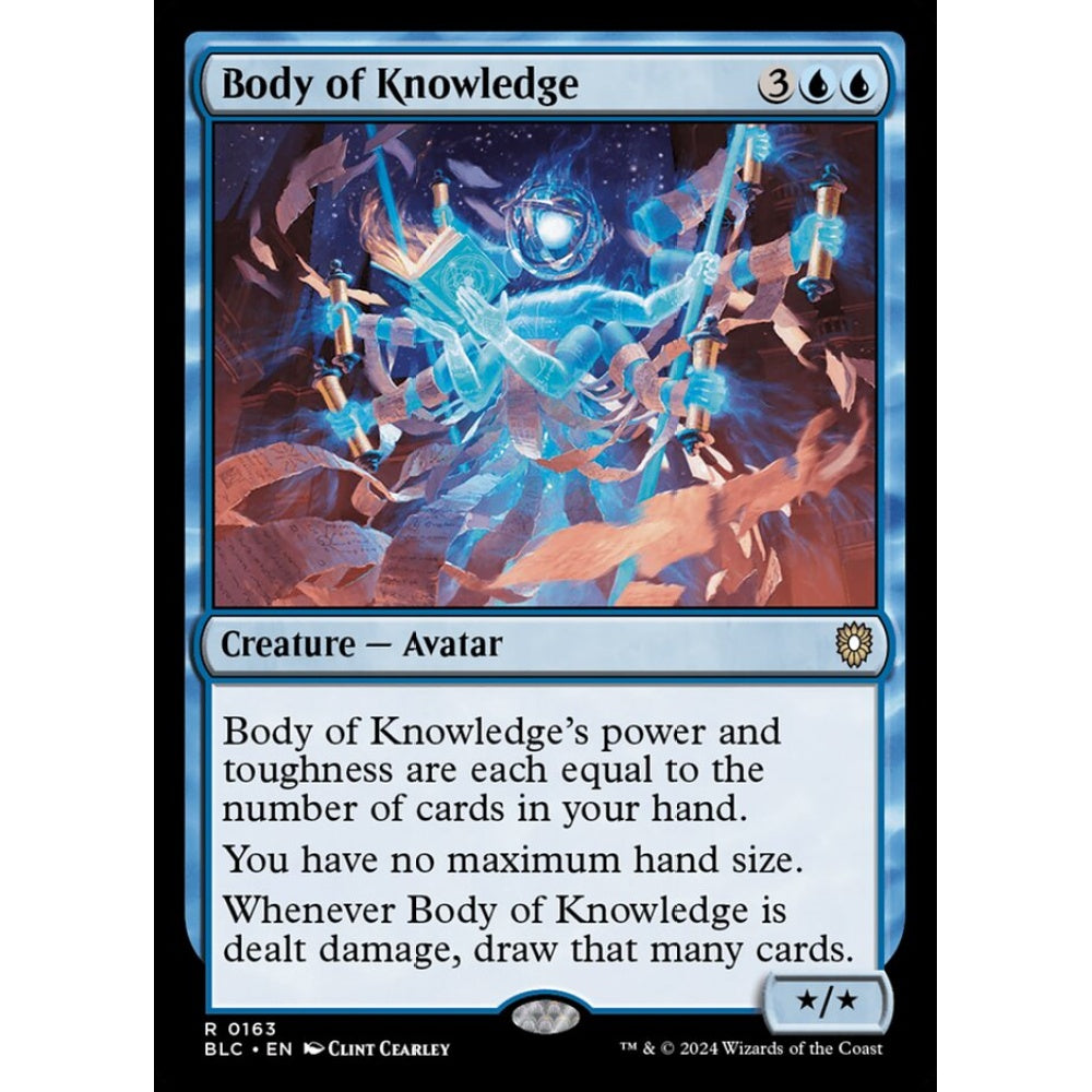 Body of Knowledge, 163, rare, Magic: The Gathering, Bloomburrow