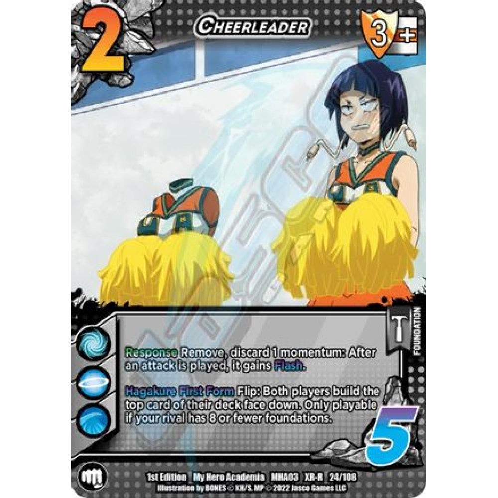 Cheerleader, 24/108, XR-R, UniVersus, MHA03 Heroes Clash