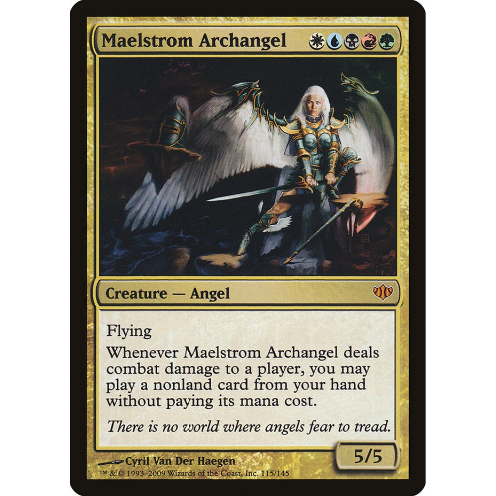 Maelstrom Archangel mythic 115 Magic the Gathering Conflux
