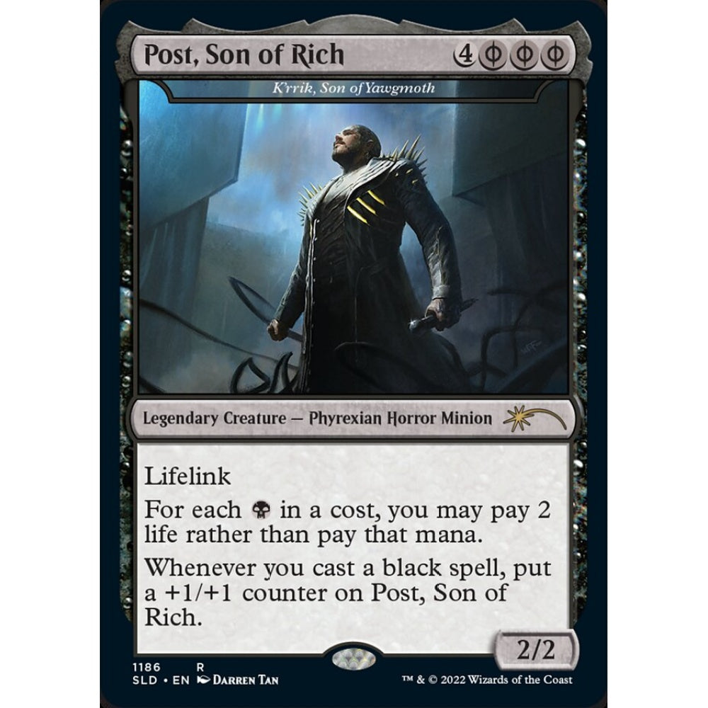 K'rrik, Son of Yawgmoth rare 1186 Magic the Gathering Secret Lair Drop
