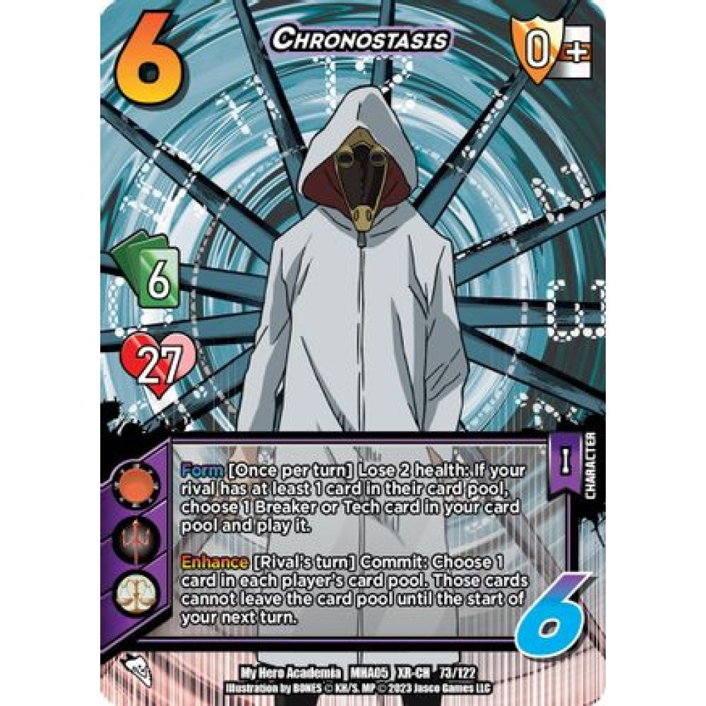 Chronostasis, 73/122, XR-CH, UniVersus, MHA05 Undaunted Raid