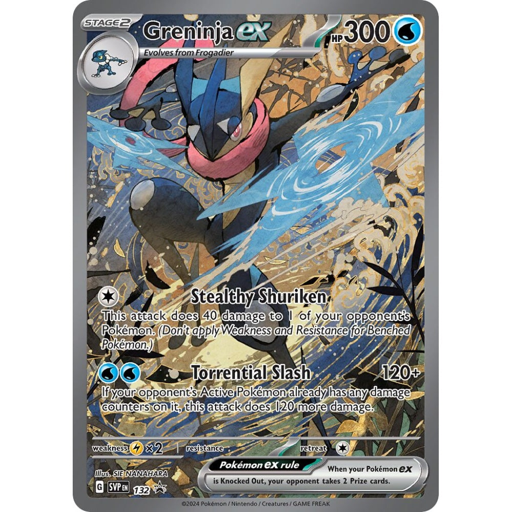 Greninja ex Promo 132 Pokemon Card Game Scarlet & Violet Promos