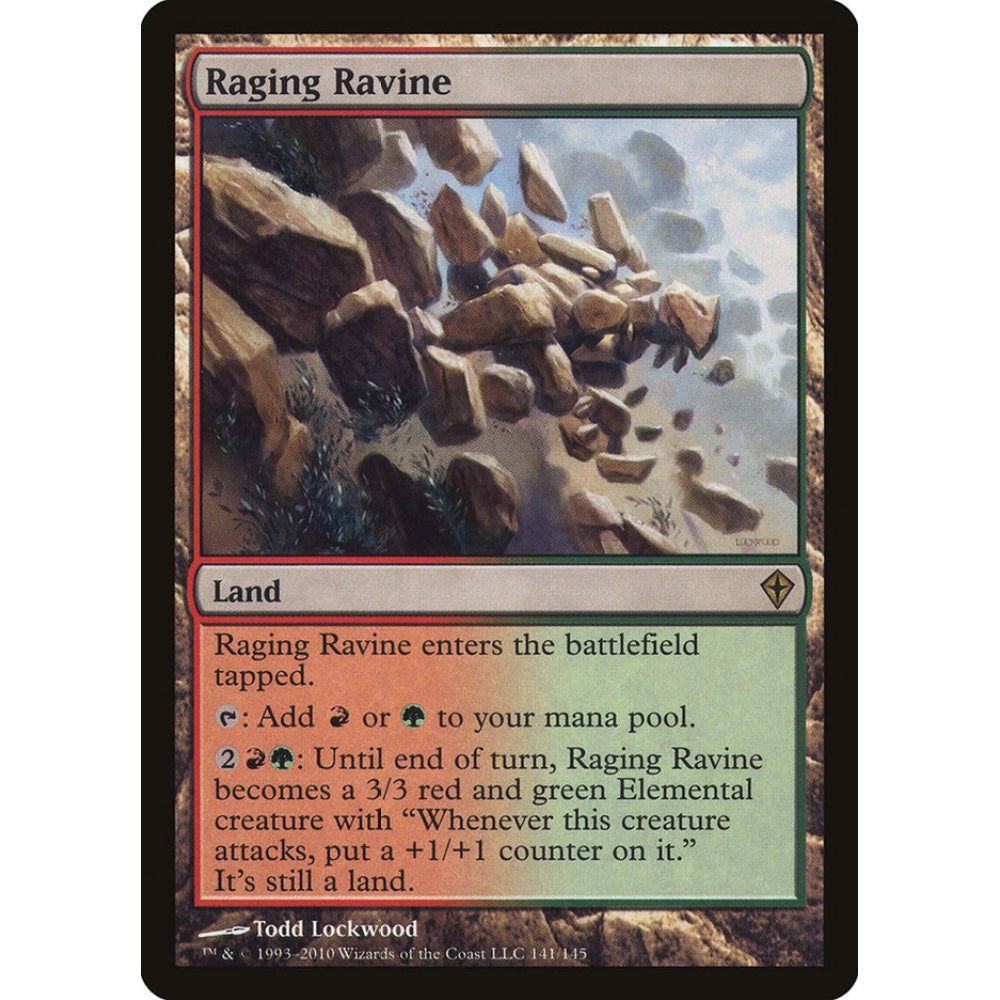 Raging Ravine rare 141 Magic the Gathering Worldwake