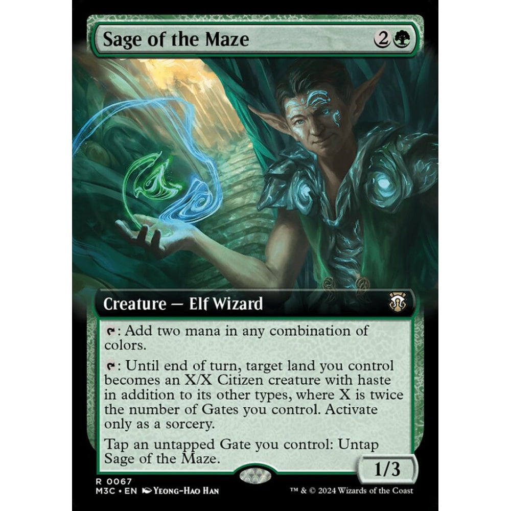 Sage of the Maze, 67, rare, Magic: The Gathering, Modern Horizons 3