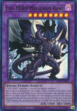 Evil HERO Malicious Bane (V.1 - Ultra Rare)