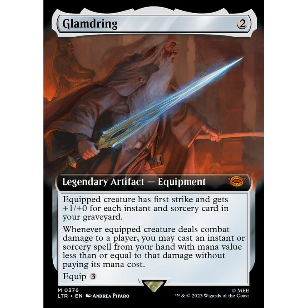 Glamdring, mythic, 376, Magic the Gathering, The Lord of the Rings: Tales of Middle-earth