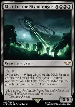 rare warhammer cards Shard of the Nightbringer