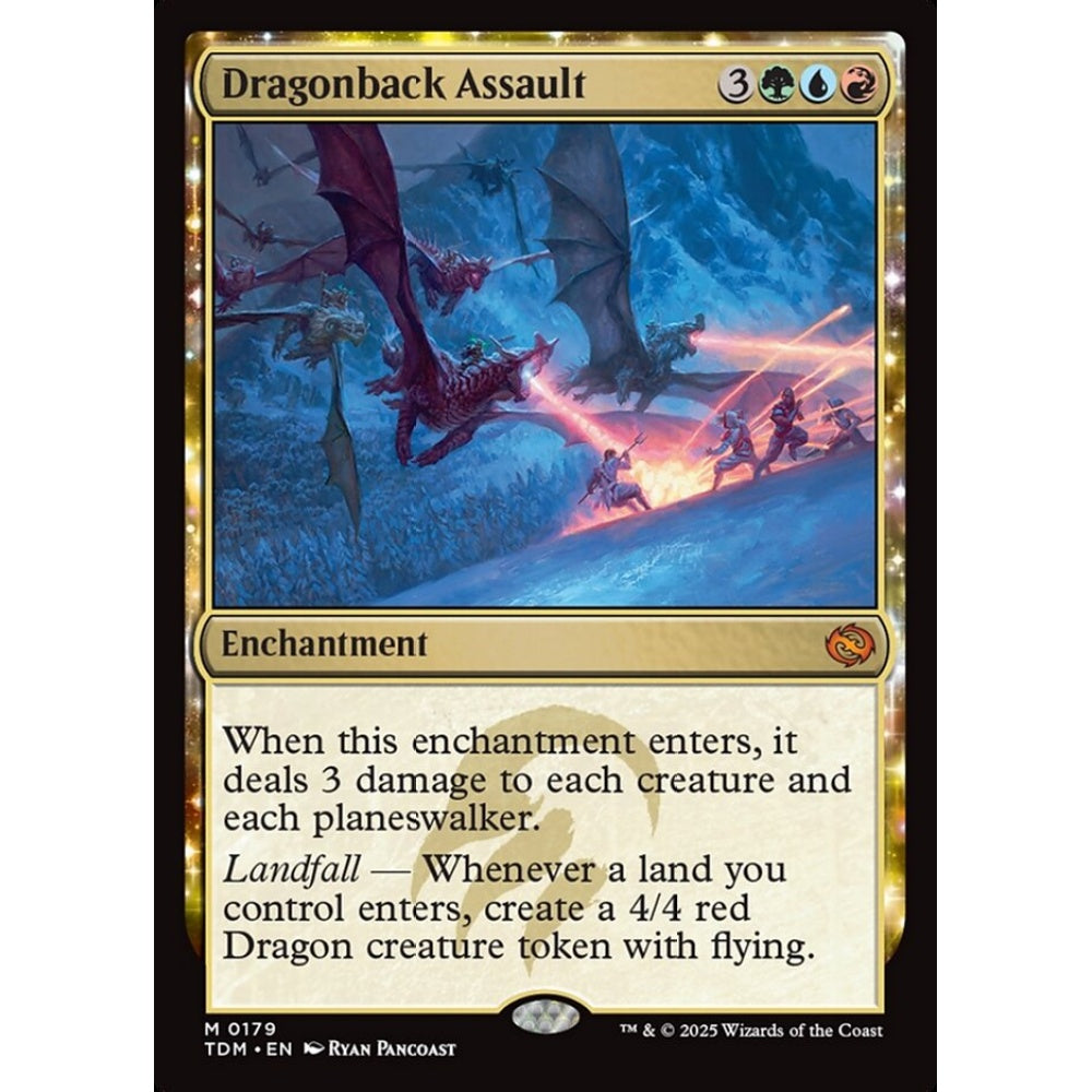 Dragonback Assault mythic 179 Magic the Gathering Tarkir: Dragonstorm